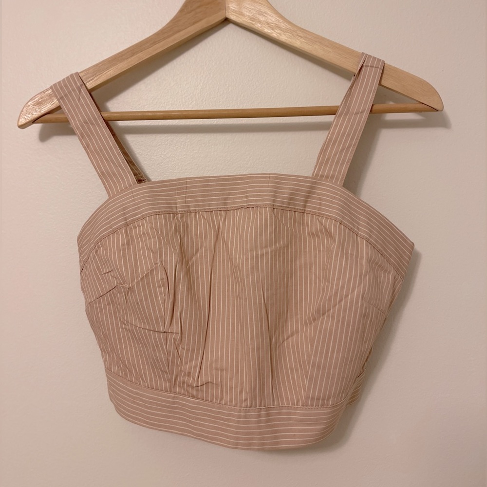 JAPNA striped Crop Top